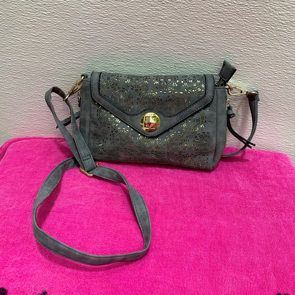 Grey crossbody NWOT